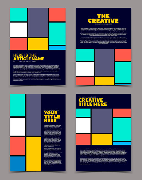 现代封面设计图片下载