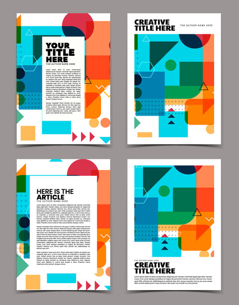 现代封面设计图片下载