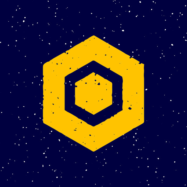 六边形的乡村标志图片下载