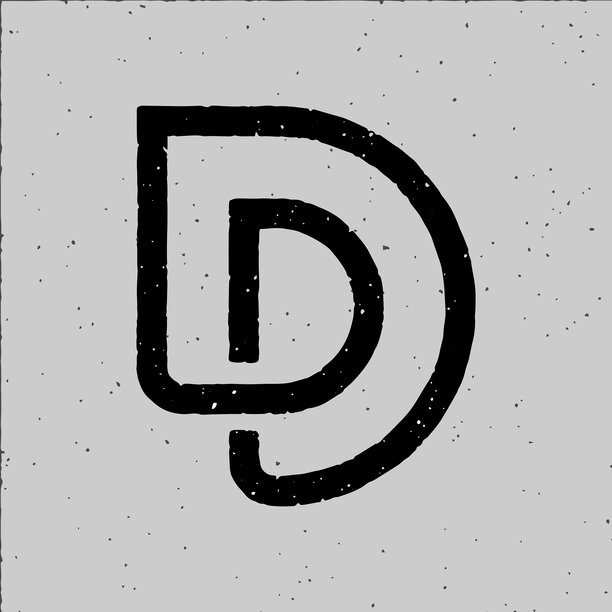 D字母标志图片下载