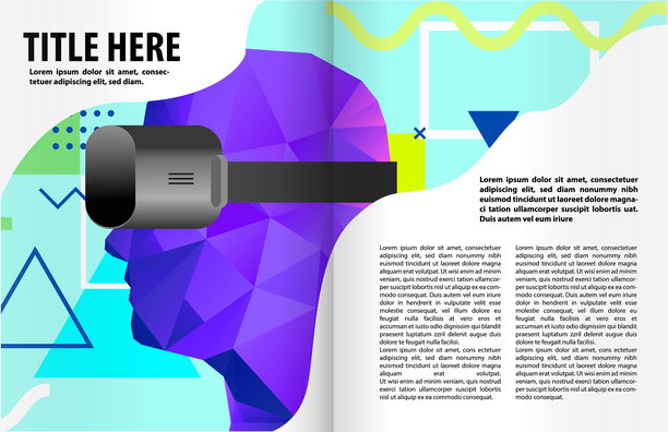 书籍或杂志插图模板图片下载