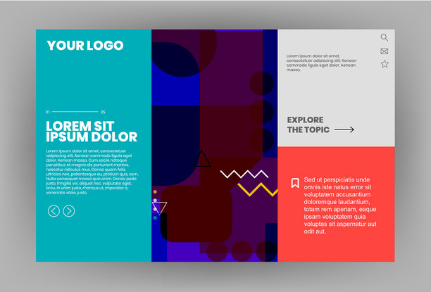 现代网站模板设计图片下载