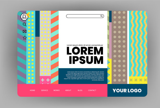 现代网站模板设计图片下载