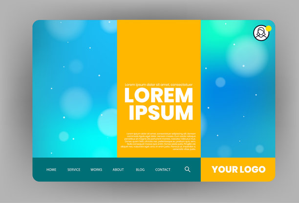 矢量网页设计图片下载