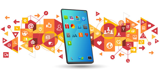 社交网络智能手机图片下载