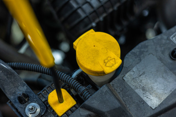 挡风玻璃清洗液盖的库存照片图片下载