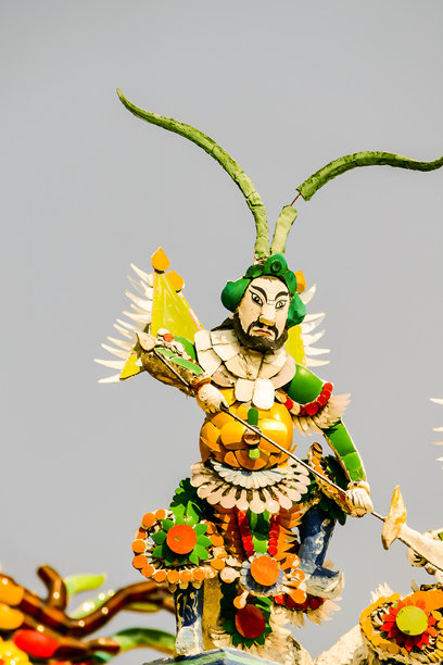 曼谷市的美丽寺庙照片，拍摄于泰国图片下载