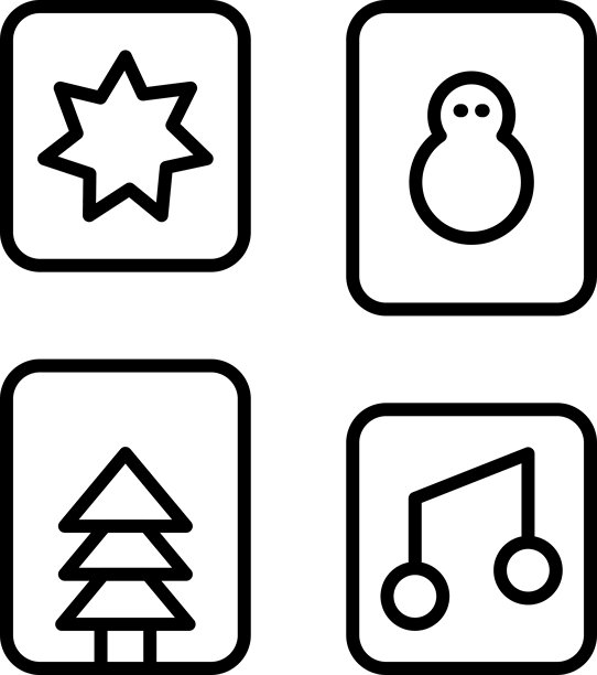 圣诞照片图标图片下载