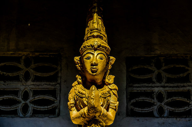 泰国的佛像，数字照片作为背景图片下载