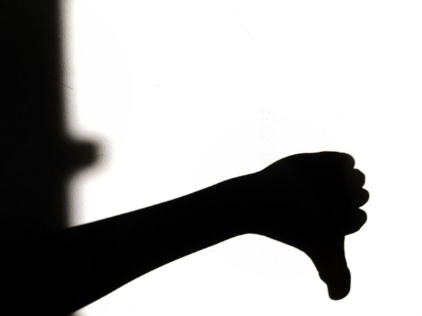 人手影子的手势照片图片下载