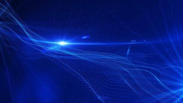 4K柔和波浪数字光效背景照片4K图片下载