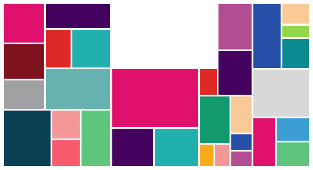 抽象多彩矩形形状照片框横幅模板拼贴背景图片下载