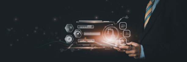 人工智能驱动的机器人流程自动化（RPA）用于商业效率、数字化转型、自动化、工业4.0、智能技术、变革管理、未来技术。图片下载