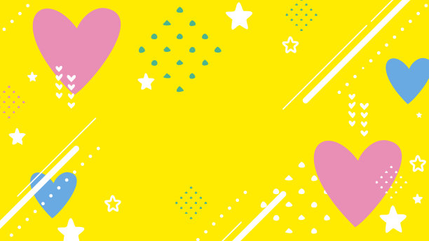 一个流行且可爱的背景素材。图片下载