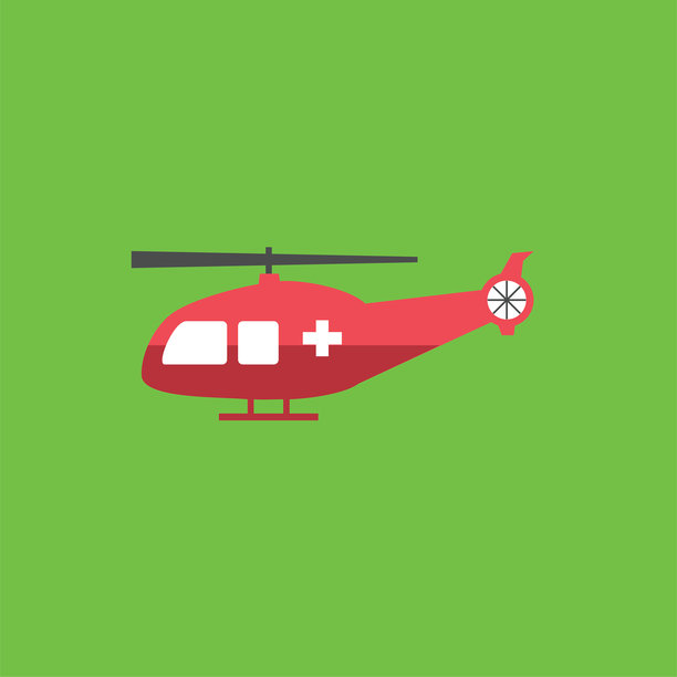 医疗保健图标在平面设计风格图片下载