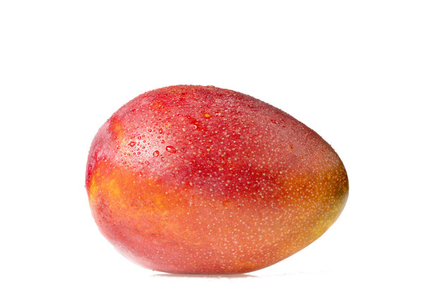 芒果，清晰背景下的新鲜蔬菜和水果照片。图片下载