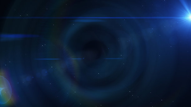 抽象旋转镜头光晕循环背景，带有粉色、蓝色和紫色的彩虹色春季氛围棱镜阳光射线 4K库存照片图片下载