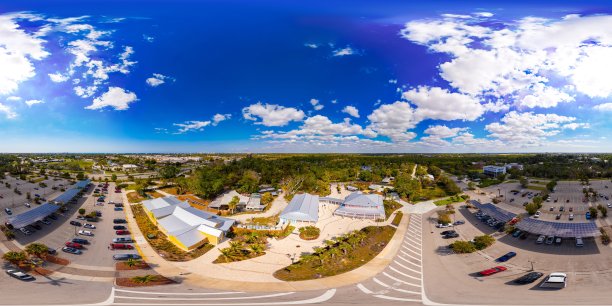 佛罗里达州那不勒斯动物园的360度等距全景照片 2025图片下载