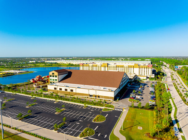 美国佛罗里达州那不勒斯的大狼旅馆航拍照片图片下载