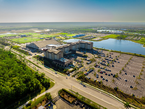 美国佛罗里达州那不勒斯的大狼旅馆航拍照片图片下载