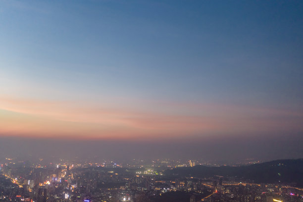 广州城市天际线的航拍照片，珠江新城，广东，中国，亚洲。图片下载