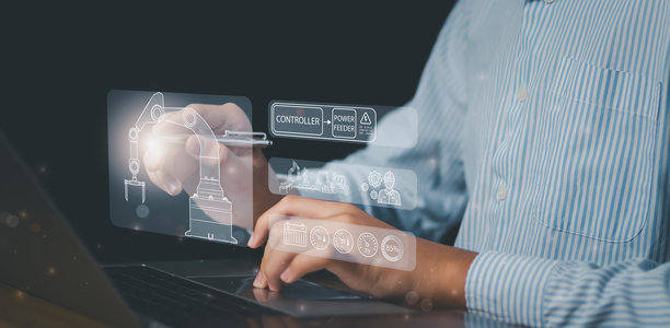 业务增长的机器人流程自动化（RPA）与数字化转型、工业4.0、智能技术和未来创新中的人工智能集成图片下载