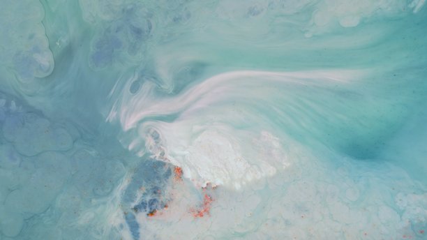 抽象的多彩花朵背景。独特的屏幕保护程序图片。背景图像。丙烯颜料。酒精墨水。图片下载