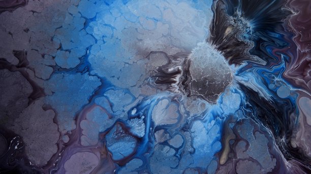 抽象的多彩花朵背景。独特的屏幕保护程序图片。背景图像。丙烯颜料。酒精墨水。图片下载