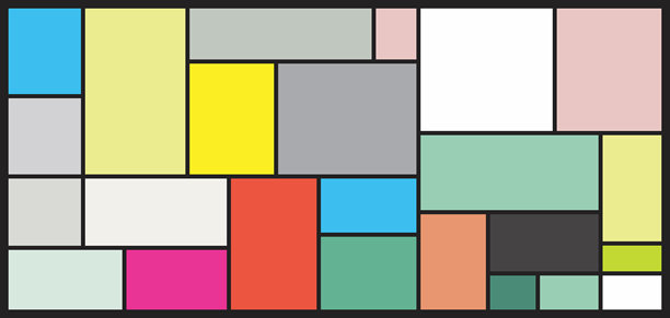 抽象色块照片框几何模板拼贴设计背景图片下载