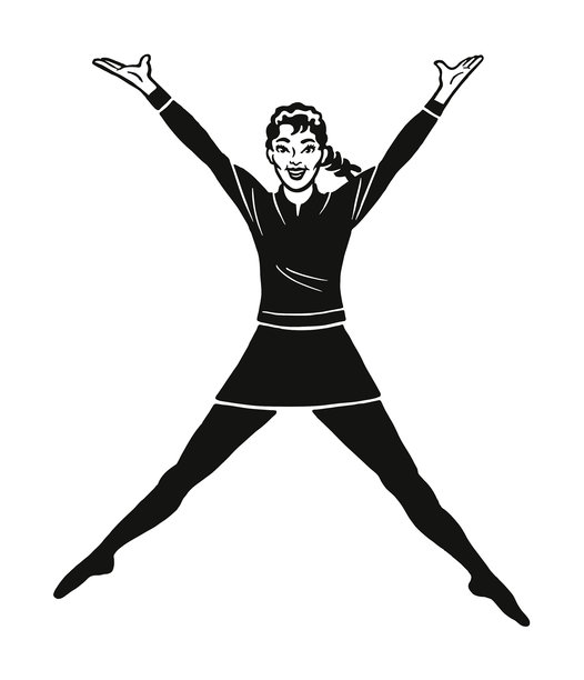 女孩跳图片下载