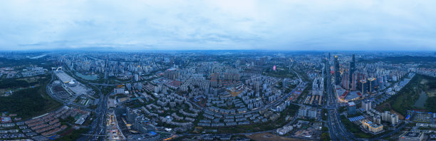 南宁中国夜景全景航拍照片图片下载