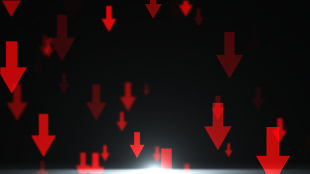 向下箭头的商业背景 4K 股票照片图片下载