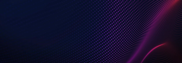 极简科技设计，带有流畅的波浪图案。使用Adobe After Effects创建的照片插图。适用于横幅和海报的科技蓝色背景。图片下载