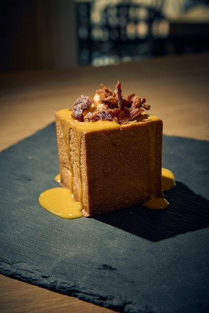 意大利培根奶酱意面立方体 – 股票照片图片下载