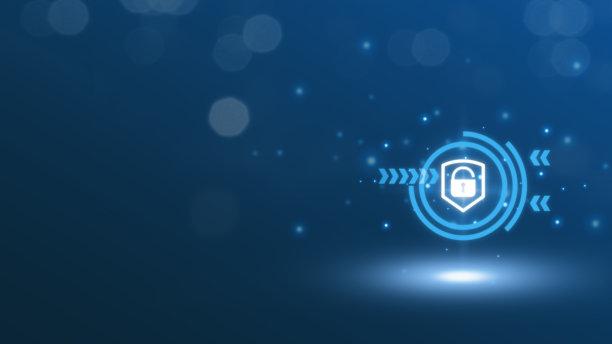 在全球网络连接上，展示了一个挂锁和盾牌，旁边是保险公司、数据安全、网络保护、互联网防火墙和犯罪网络保护的图片。图片下载