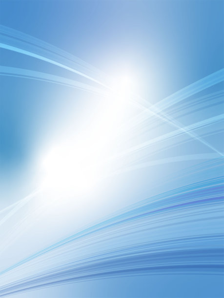 清新的浅色波浪背景素材_蓝色图片下载