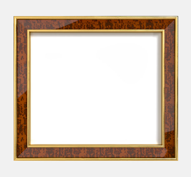 逼真的3D空白塑料或木框照片模型。孤立的空白墙面照片框架模板。用于展示绘画、海报、墙面艺术、照片或框架展览模板的模型。图片下载
