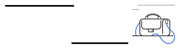 极简黑白办公桌，配有现代公文包和充电线图片下载