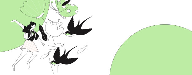 24节气：立春、雨水、惊蛰、春风、清明节、谷雨，扁平化角色矢量概念操作手绘插图图片下载