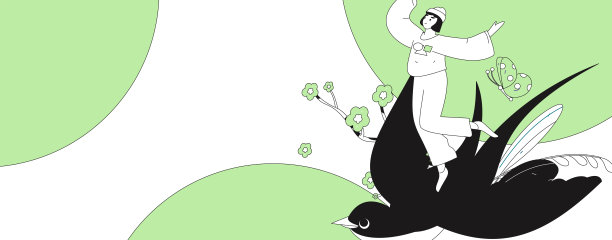 24节气：立春、雨水、惊蛰、春风、清明节、谷雨，扁平化角色矢量概念手绘插图图片下载