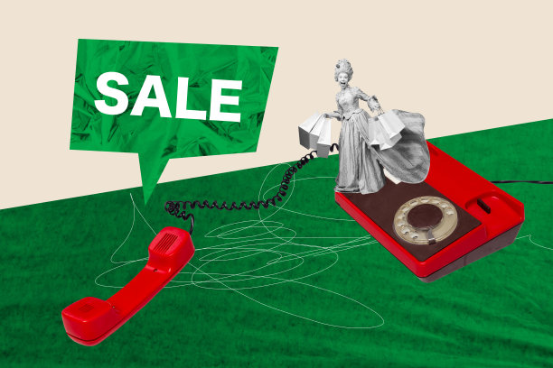 快乐的公爵女孩手提包裹，黑色星期五购物，电话设备，气泡促销的海报图像合成照片拼贴图片下载