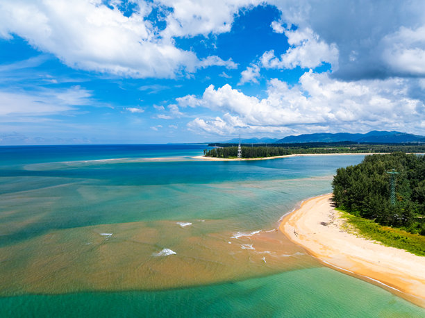 海面鸟瞰图，波浪水面纹理的鸟瞰照片，夏季海洋背景，美丽的自然惊艳海洋背景图片下载