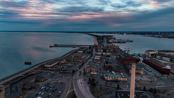 明尼苏达州杜鲁斯运河公园无人机照片图片下载