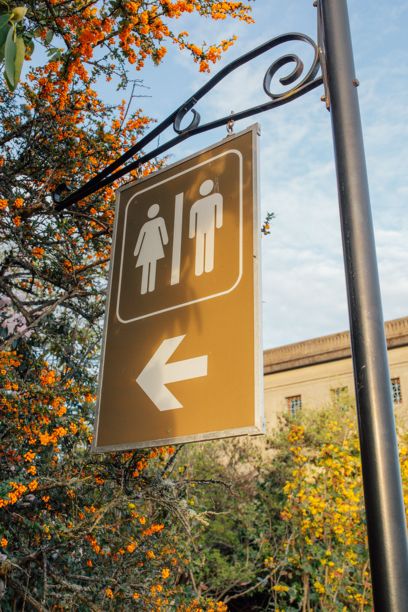 带箭头的男女卫生间标志图标图片下载