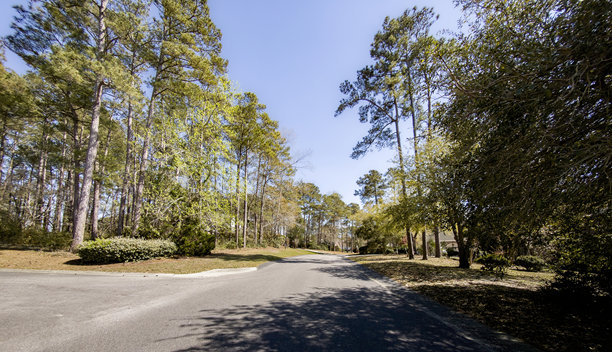 南卡罗来纳州小河的社区街道、湖泊和自然风光照片图片下载