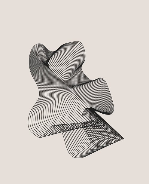 黑色曲线运动线设计素材图案背景图片下载