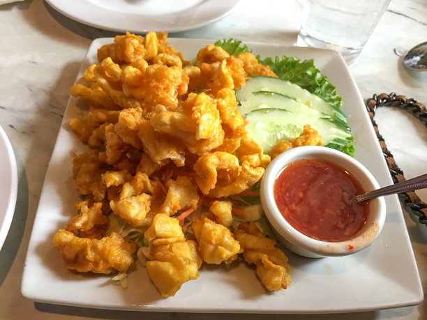 香辣酱鱿鱼 - 瓦胡岛暹罗广场的图片图片下载