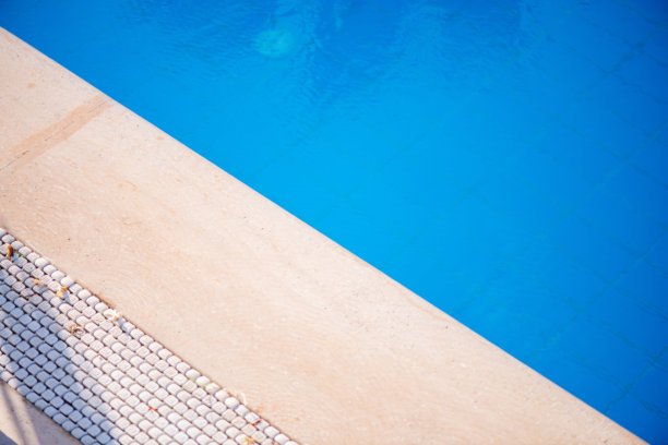 泳池景观的特写照片图片下载