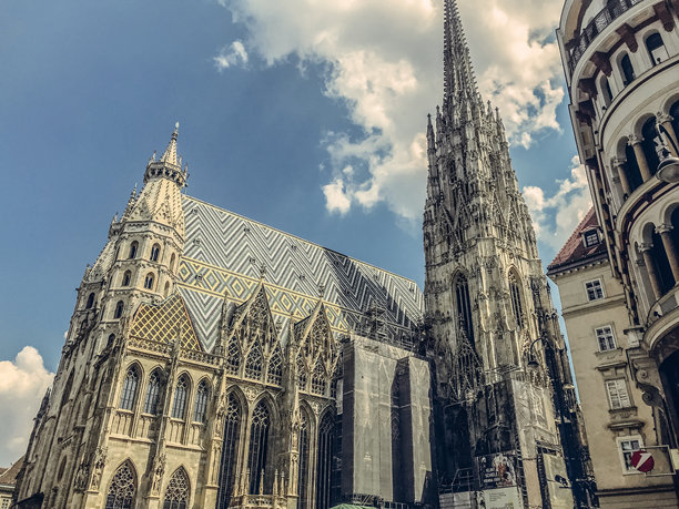 维也纳城市全景，奥地利街道照片，维也纳城堡照片，奥地利城堡，街道，欧洲建筑，美丽的维也纳照片，维也纳教堂，维也纳爱乐乐团，奥地利宫殿图片下载