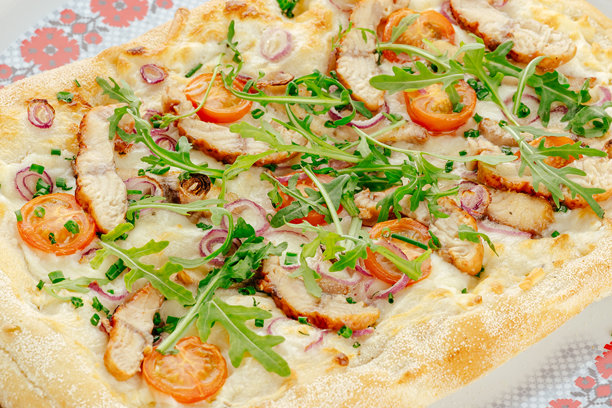 白色背景上的餐厅美食。菜单照片。图片下载